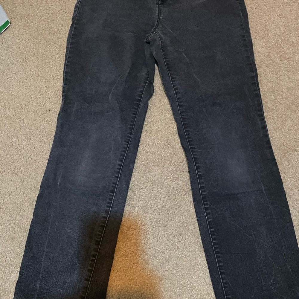 William rast  high rise slim straight jean